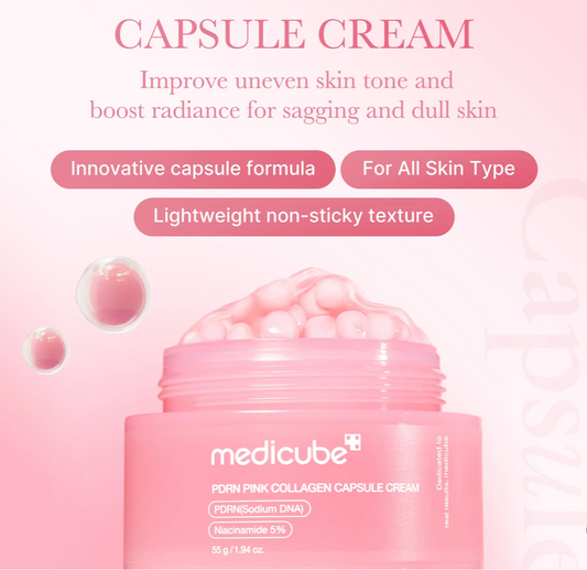 Medicube PDRN PINk COLLAGEN CAPSULE CREAM (SALMON)