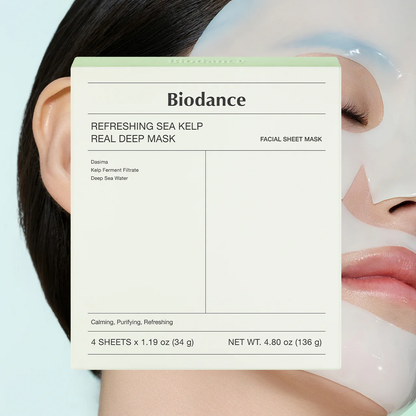 [BIODANCE] Refreshing Sea Kelp Real Deep Mask 1Box (34g*4ea)