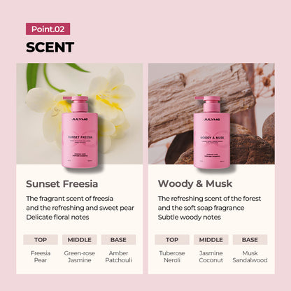 [JULYME] DAMAGE CARE PERFUME SHAMPOO 500ml ( 3 SCENTS)