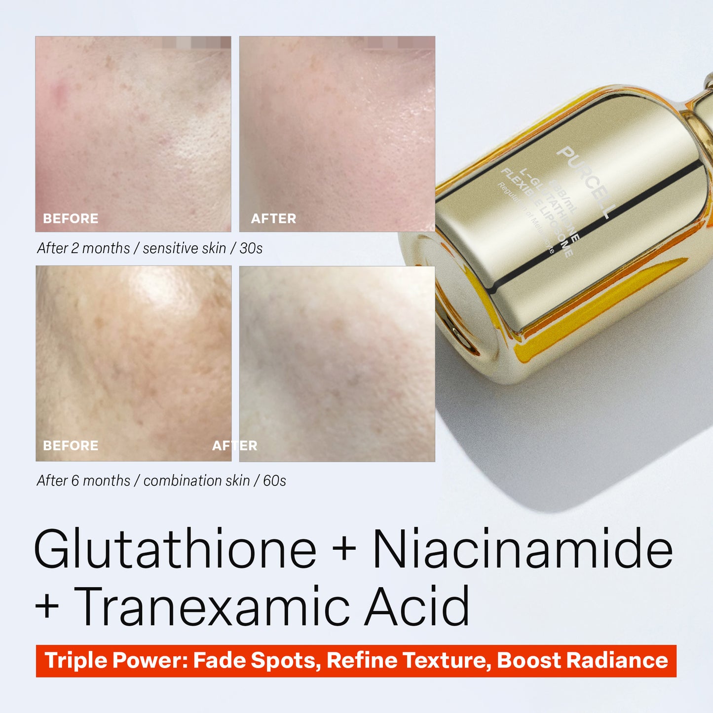 [PURCELL] 88B/mL L-GLUTATHIONE FLEXIBLE LIPOSOME 30ml