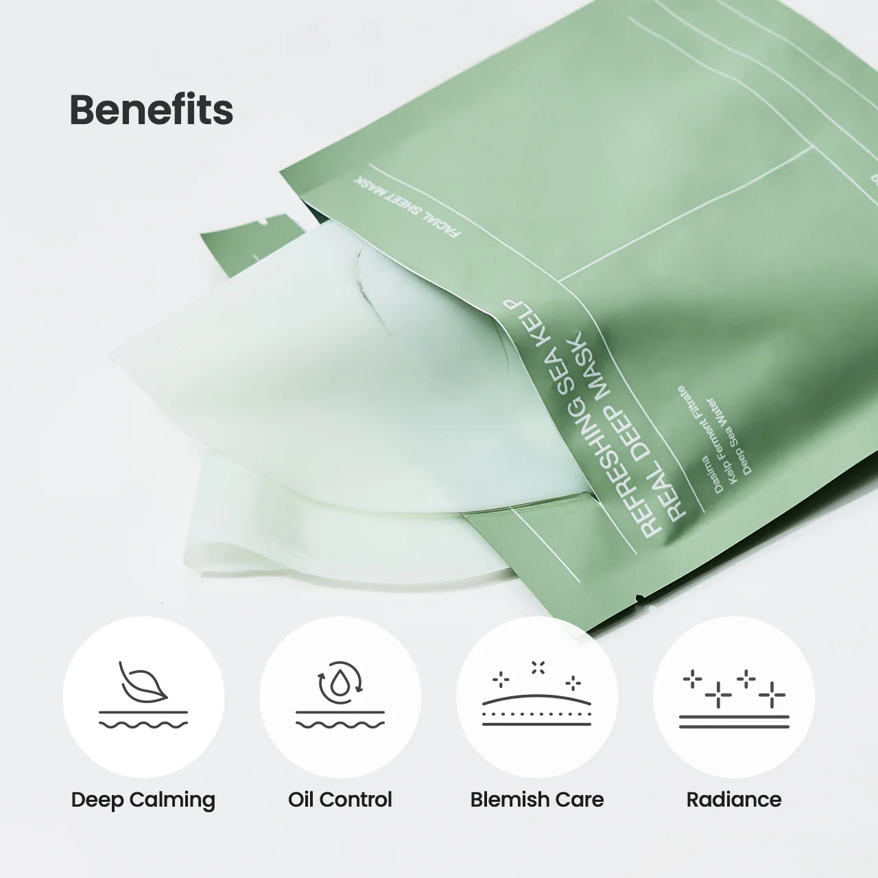 [BIODANCE] Refreshing Sea Kelp Real Deep Mask 1Box (34g*4ea)