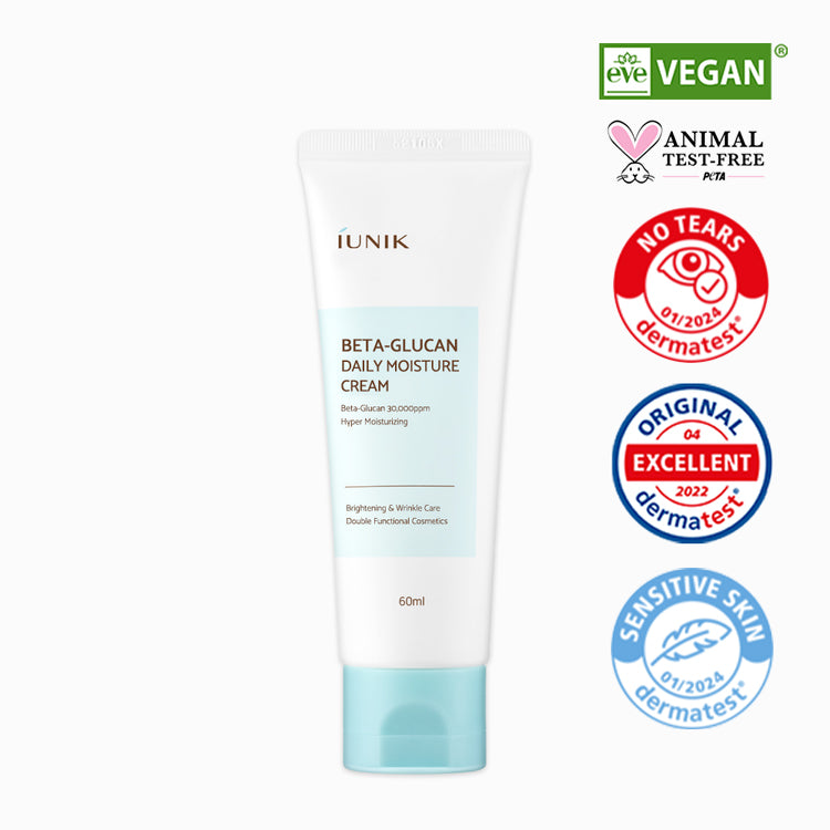[IUNIK] Beta glucan daily moisture cream 60ml