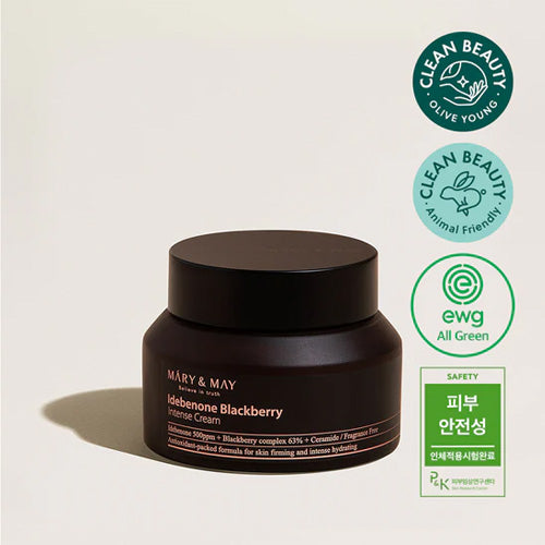 [Mary&May] (Renew) Idebenone + Blackberry complex intensive total care cream 70g