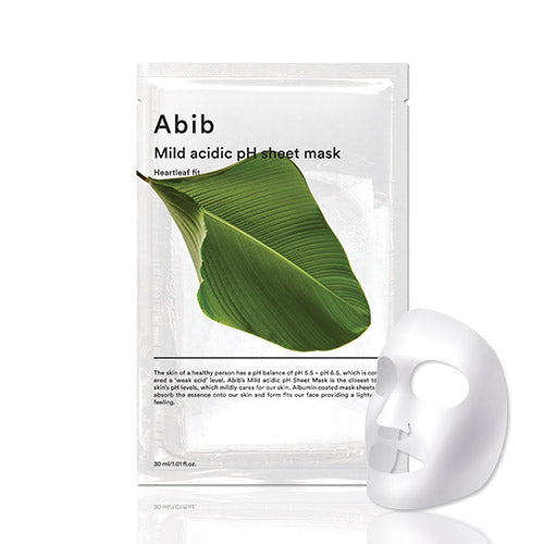 [Abib] [1ea] Mild Acidic pH Sheet Mask_HEARTLEAF FIT