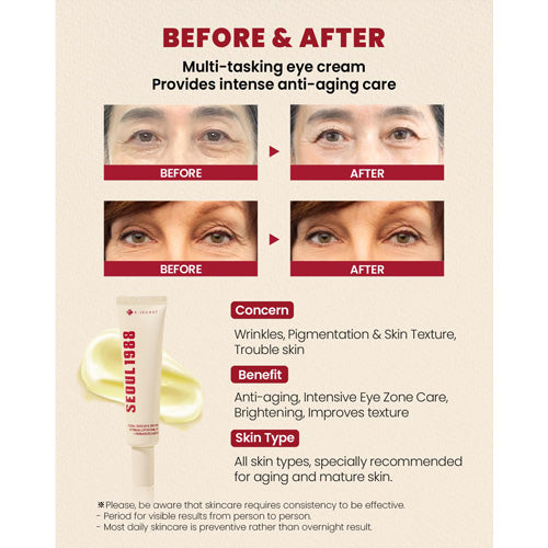 [KSECRET] SEOUL 1988 Eye Cream : Retinal Liposome 4% + Fermented Bean