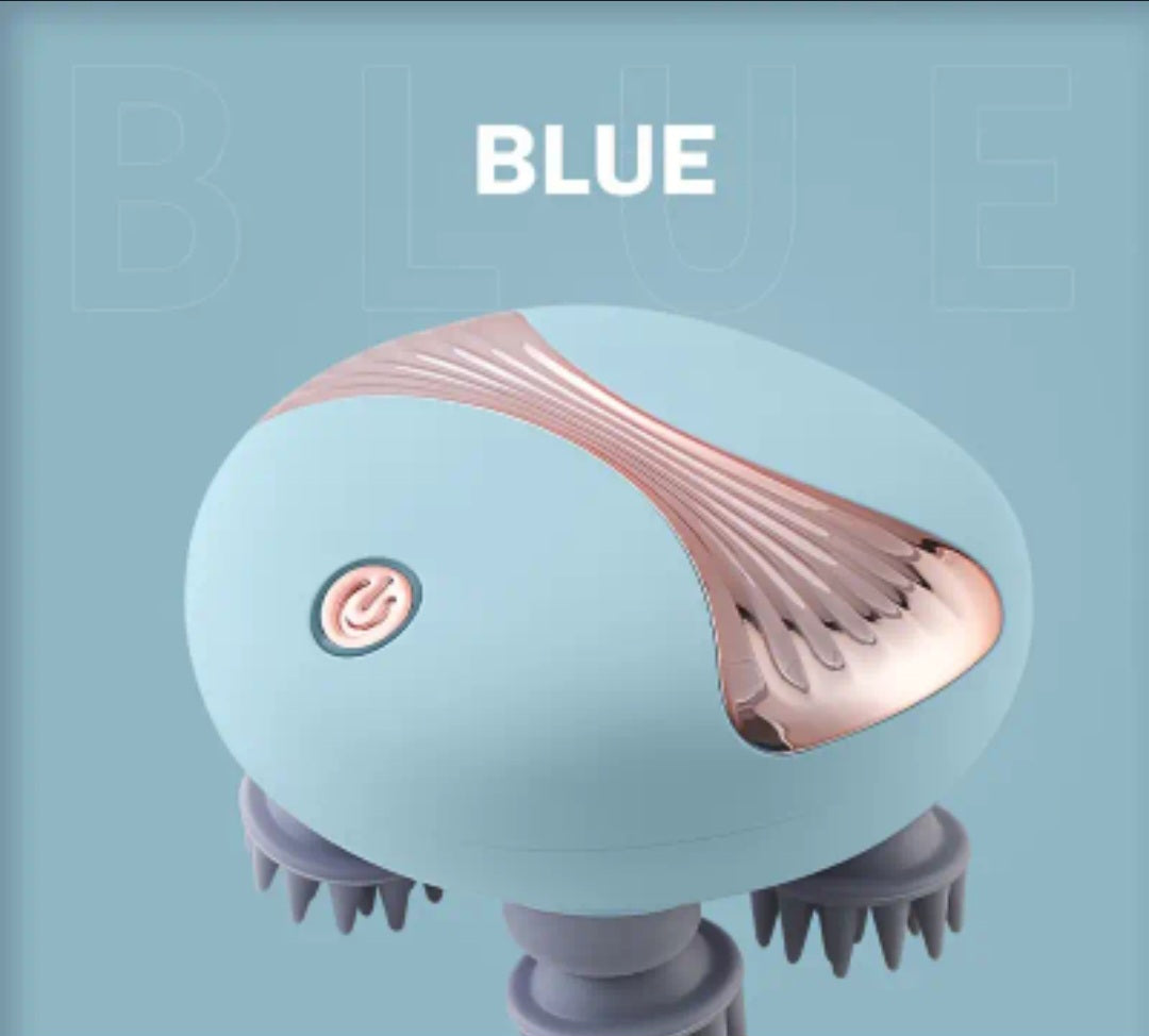 Mini Head Massager Brush- Blue