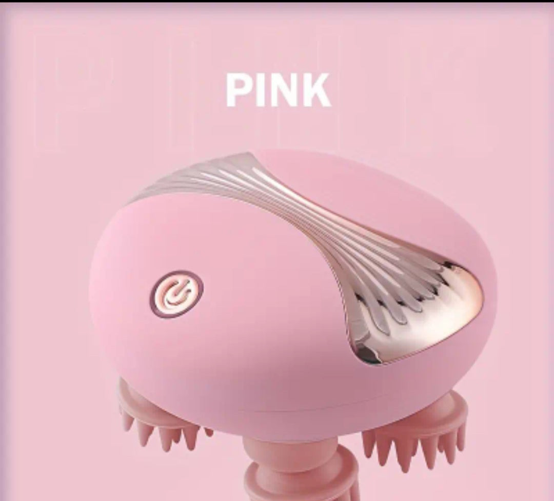 Mini Head Massager Brush- Pink