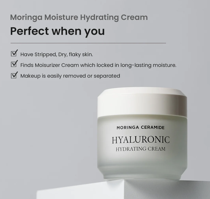 [Heimish] MORINGA CERAMIDE HYALURONIC HYDRATING CREAM 50ML