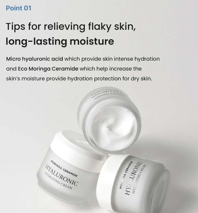 [Heimish] MORINGA CERAMIDE HYALURONIC HYDRATING CREAM 50ML