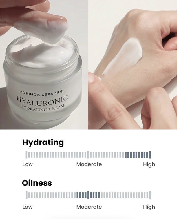 [Heimish] MORINGA CERAMIDE HYALURONIC HYDRATING CREAM 50ML