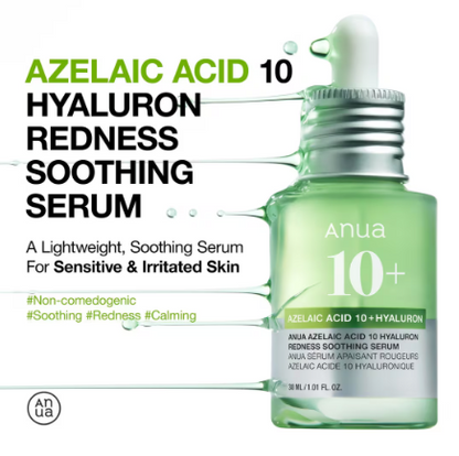 ANUA Azelaic Acid 10 Hyaluron Redness Soothing 30 ml