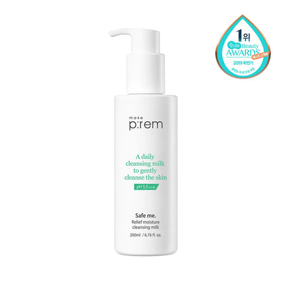 [Makep:rem] Safe me Relief moisture cleansing milk 200ml