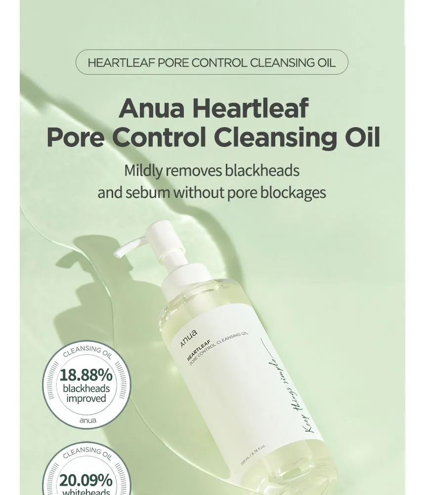 [ANUA] HEARTLEAF PORE CONTROL CLEANSING OIL 200ml