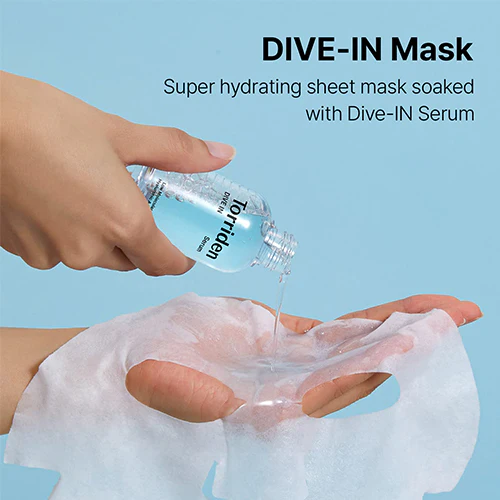 [Torriden] *Renew* DIVE-IN Low Molecule Hyaluronic Acid Mask Pack (10ea)