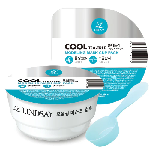 [Lindsay] Modeling Mask Cup Pack 28g- COOL TEA TREE