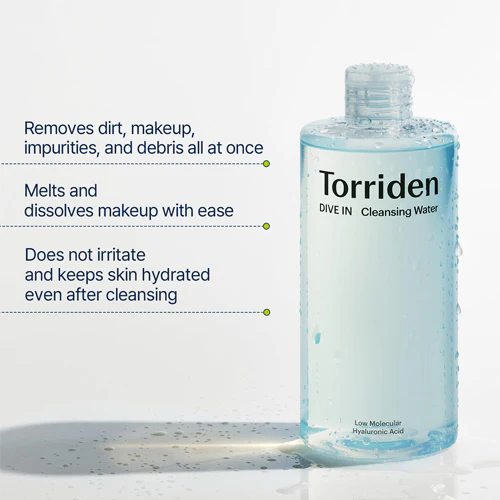 [Torriden] DIVE-IN Low Molecular Hyaluronic Acid Cleansing Water 400ml